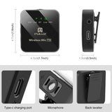 Microfono lavalier wireless PULUZ per iPhone/iPad, ricevitore a 8 pin e doppi...