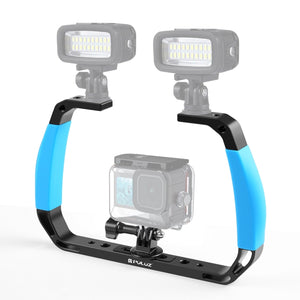 PULUZ Dual-Griffe aus Silikon-Aluminiumlegierung zum Tauchen für ...
