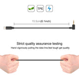 PULUZ Cavo adattatore audio per microfono live da 3,5 mm TRS maschio a 8 pin ...