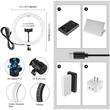 PULUZ PD20W 11,8 pollici 30 cm Tipo C 3 modalità dimmerabile doppia temperatu...