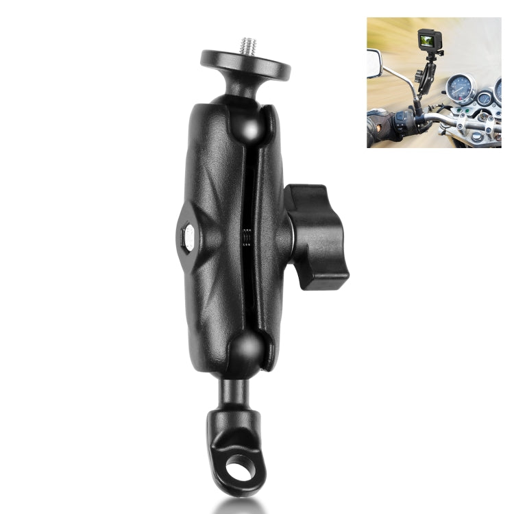PULUZ Supporto per moto Specchio Base Foro Fisso per GoPro e altre action cam...