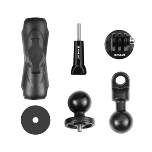 PULUZ Supporto per moto Specchio Base Foro Fisso per GoPro e altre action cam...