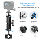 Supporto fisso per specchietto retrovisore per moto PULUZ per GoPro e altre a...