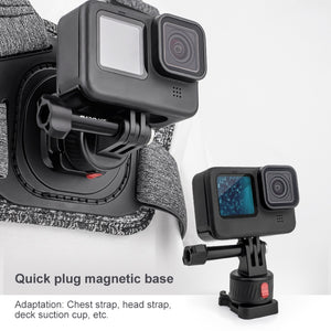Adattatore per base magnetica a sgancio rapido per action cam PULUZ����������...