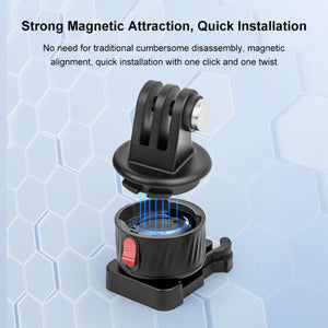 Adattatore per base magnetica a sgancio rapido per action cam PULUZ����������...