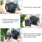 Adattatore per base magnetica a sgancio rapido per action cam PULUZ����������...