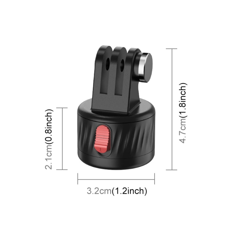 PULUZ Action-Kamera 1/4 Zoll Magnetfußadapter ...