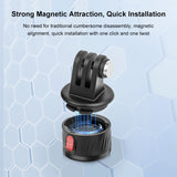 PULUZ Action-Kamera 1/4 Zoll Magnetfußadapter ...