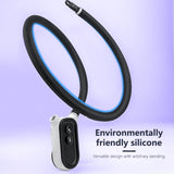 PULUZ Lazy Neck Bracket POV-View-Halterung mit Telefonklemme für Action-Cam...