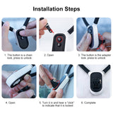 PULUZ Lazy Neck Bracket POV-View-Halterung mit Telefonklemme für Action-Cam...