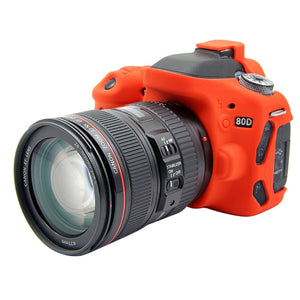Custodia protettiva in morbido silicone PULUZ per Canon EOS 80D, For Canon 80D