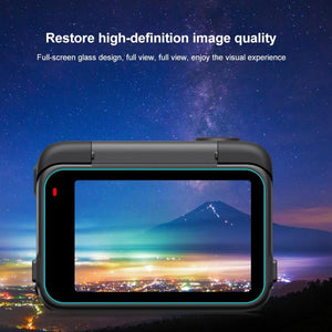 PULUZ 3 in 1 Pellicola in Vetro Temperato per Insta360 Ace Pro 2 - Protezione Schermo e Obiettivo