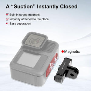 Supporto Base Magnetico a Sgancio Rapido per GoPro HERO13 Black - Adattatore in Alluminio Aeronautico
