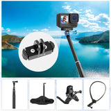 Supporto Base Magnetico a Sgancio Rapido per GoPro HERO13 Black - Adattatore in Alluminio Aeronautico