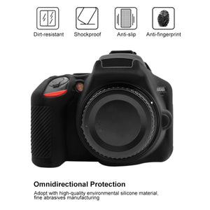 Custodia protettiva in silicone morbido PULUZ per Nikon D3500, For Nikon D3500