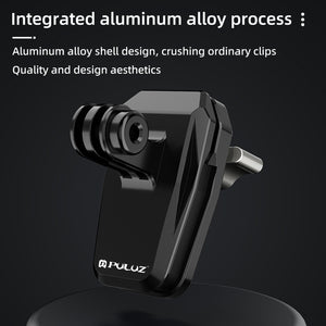 Supporto per Telecamera con Clip per Parabrezza Moto PULUZ - Adattabile a GoPro, DJI, Insta360