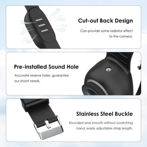 Custodia in Silicone per Insta360 GO 3S con Cinturino da Polso - Protezione Completa e Versatile
