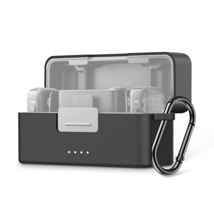 Custodia Protettiva in Silicone per DJI Mic 2 con Moschettone - Ricarica Facile e Sicura