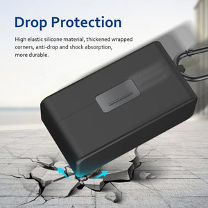 Custodia Protettiva in Silicone per DJI Mic 2 con Moschettone - Ricarica Facile e Sicura