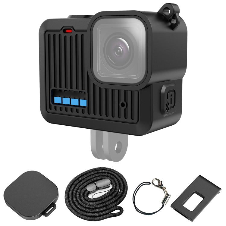 Custodia Protettiva in Silicone con Interfaccia Laterale per GoPro HERO 2024 - Protezione Completa