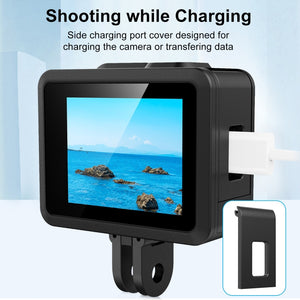 Custodia Protettiva in Silicone con Interfaccia Laterale per GoPro HERO 2024 - Protezione Completa