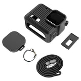 Custodia Protettiva in Silicone con Interfaccia Laterale per GoPro HERO 2024 - Protezione Completa