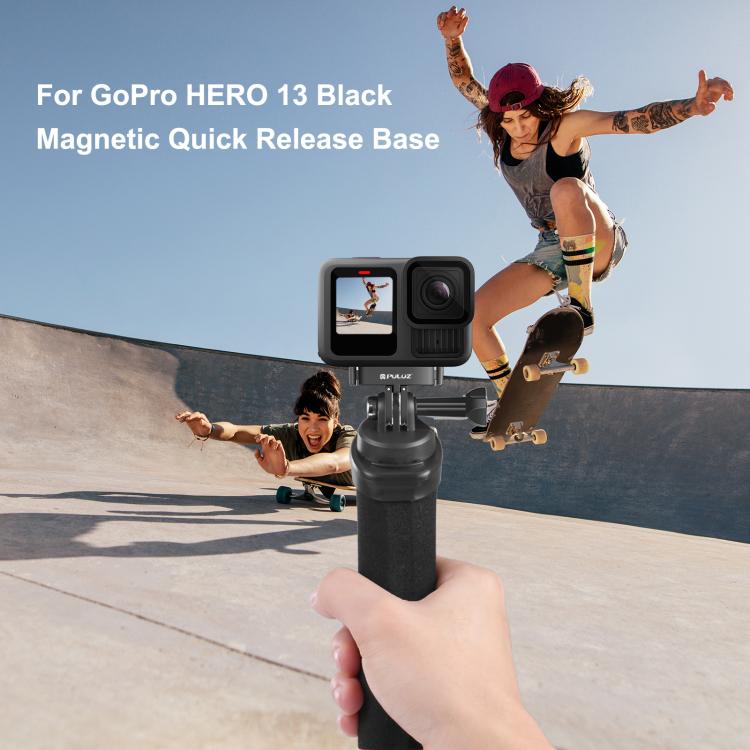Base in Metallo a Sgancio Rapido Magnetico per GoPro HERO13 Black - Leggera e Resistente