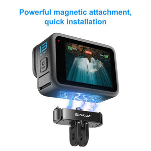 Base in Metallo a Sgancio Rapido Magnetico per GoPro HERO13 Black - Leggera e Resistente