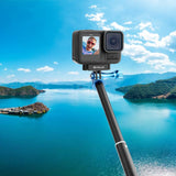 PULUZ Supporto Magnetico a Sgancio Rapido per GoPro HERO12/11/10/9/8/MAX – Base Pieghevole in Lega di Alluminio con Attacco 1/4"