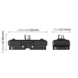 PULUZ Quick Release Base Pieghevole 1/4" per Insta360 X4 - Supporto Adattatore Antiscivolo per Treppiede, Selfie Stick e Accessori