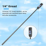PULUZ Quick Release Base Pieghevole 1/4" per Insta360 X4 - Supporto Adattatore Antiscivolo per Treppiede, Selfie Stick e Accessori