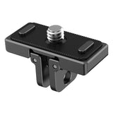 PULUZ Quick Release Base Pieghevole 1/4" per Insta360 X4 - Supporto Adattatore Antiscivolo per Treppiede, Selfie Stick e Accessori