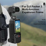 PULUZ Supporto Adattatore con Slitta Fredda per DJI Osmo Pocket 3 – Doppia Ganascia, Compatibile con Treppiedi, Clip, Magneti