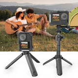 PULUZ Gabbia per GoPro HERO13/12/11/10/9 Black - Supporto in Lega di Alluminio con Slitta Fredda e Adattatore Audio