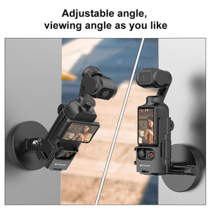 PULUZ Telaio Protettivo Magnetico per DJI Osmo Pocket 3 - Supporto da Tavolo con Angolazione Regolabile
