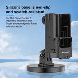 PULUZ Telaio Protettivo Magnetico per DJI Osmo Pocket 3 - Supporto da Tavolo con Angolazione Regolabile