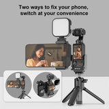 PULUZ Supporto Adattatore per Morsetto di Espansione per DJI Osmo Pocket 3 – Con Slitta Fredda e Filettatura 1/4"