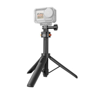 PULUZ Mini Selfie Stick Magnetico a Sgancio Rapido per Action Camera - Altezza Regolabile, Stabilità Migliorata, Leggero e Portatile
