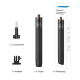 PULUZ Selfie Stick 2 in 1 Treppiede Estensibile da 1,3 m per Fotocamera e Smartphone - Perfetto per Vlog, Video in Streaming e Foto di Gruppo