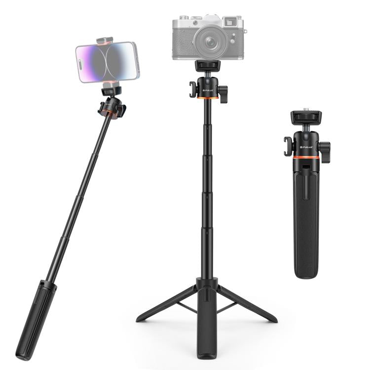 PULUZ Mini Phone Camera Extension Treppiede Stand 360 gradi testa a sfera Col...