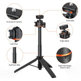 PULUZ Mini Phone Camera Extension Treppiede Stand 360 gradi testa a sfera Col...