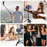 PULUZ Mini Phone Camera Extension Treppiede Stand 360 gradi testa a sfera Col...