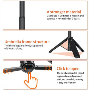 PULUZ Treppiede Selfie Stick Estensibile per Action Camera – Compatibile con GoPro, DJI, Insta360