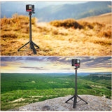 PULUZ Treppiede Selfie Stick Estensibile per Action Camera – Compatibile con GoPro, DJI, Insta360