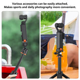 PULUZ Adattatore di Montaggio a Sgancio Rapido per DJI Osmo Pocket 3 – Base di Ricarica e Supporto con Foro per Treppiede