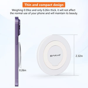 PULUZ Specchio Magnetico MagSafe per Cellulare - Piccolo, Compatto e Facile da Trasportare
