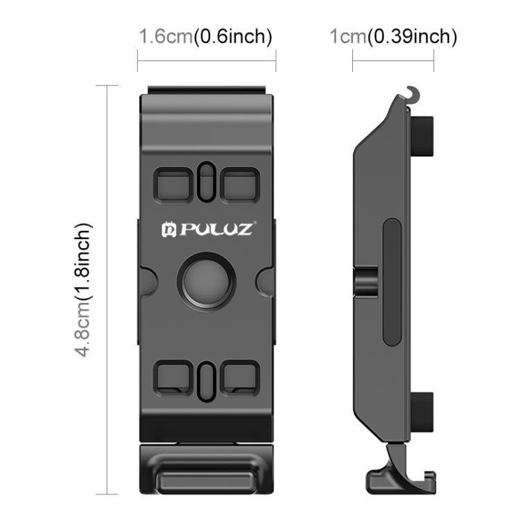 PULUZ Coperchio Laterale Interfaccia Batteria in Lega di Alluminio per Insta360 Ace Pro 2