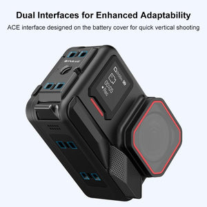Couvercle latéral d'interface de batterie en alliage d'aluminium PULUZ pour Insta360 Ace Pro 2