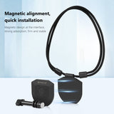 Supporto Magnetico per Action Camera - Compatibile con GoPro, DJI Osmo, Insta360 - Indossabile e Regolabile