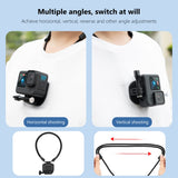 Supporto Magnetico per Action Camera - Compatibile con GoPro, DJI Osmo, Insta360 - Indossabile e Regolabile